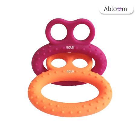 ซิลิโคนบริหารมือทรงแหวน ABLOOM  รุ่น 0060008008019 สีเหลือง 20 ปอนด์_6